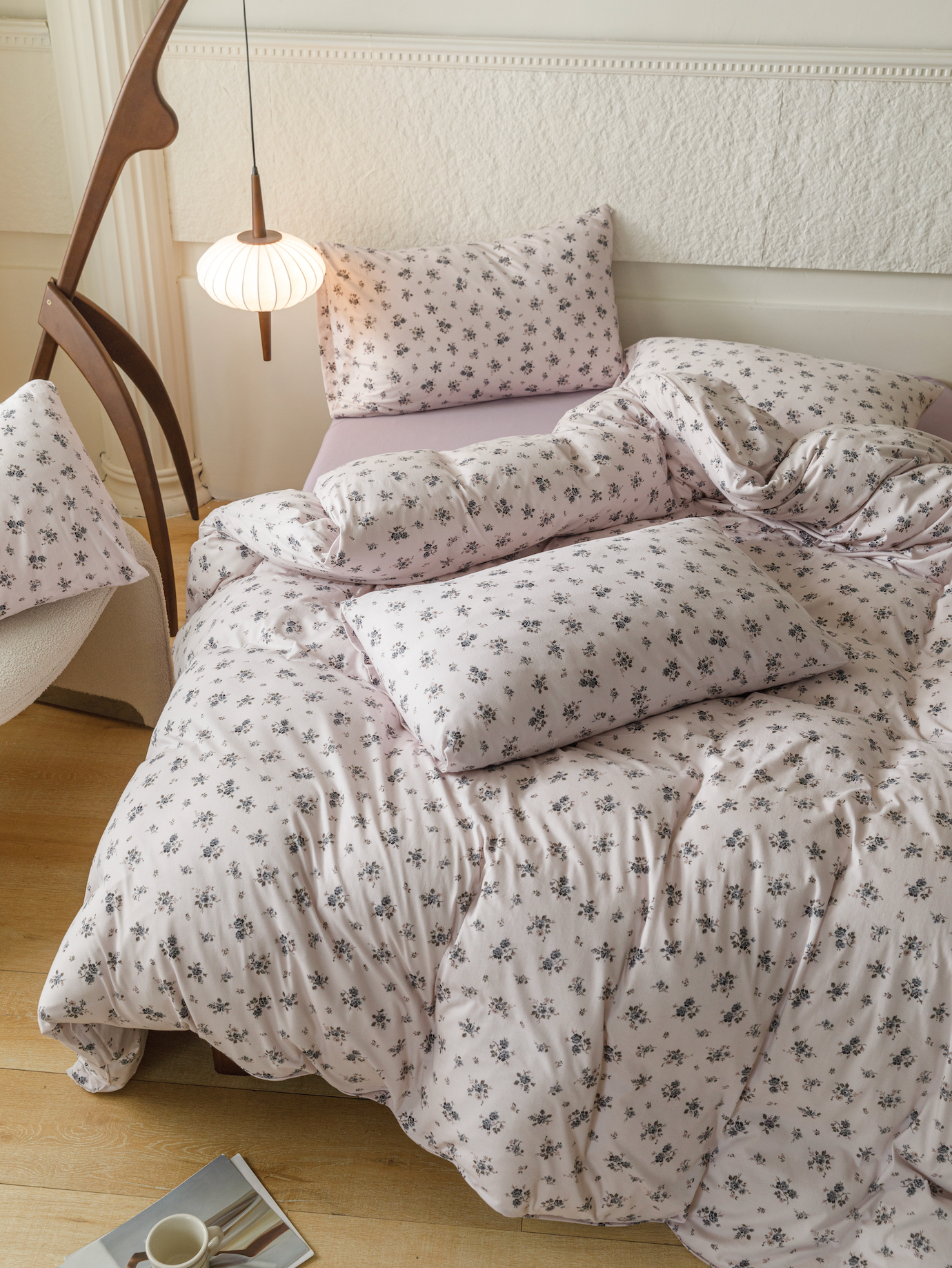 Dusky Bloom Premium Cotton Duvet Set