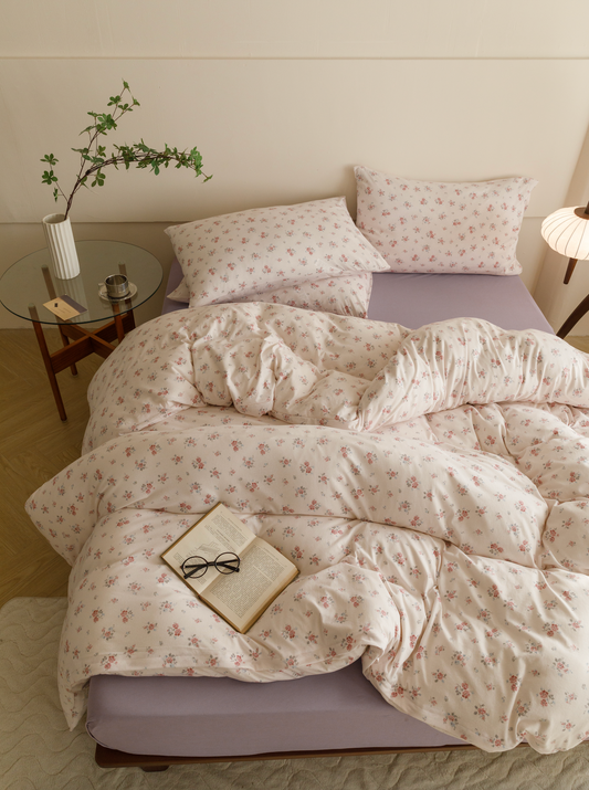 Cottage Rose Premium Cotton Duvet Set