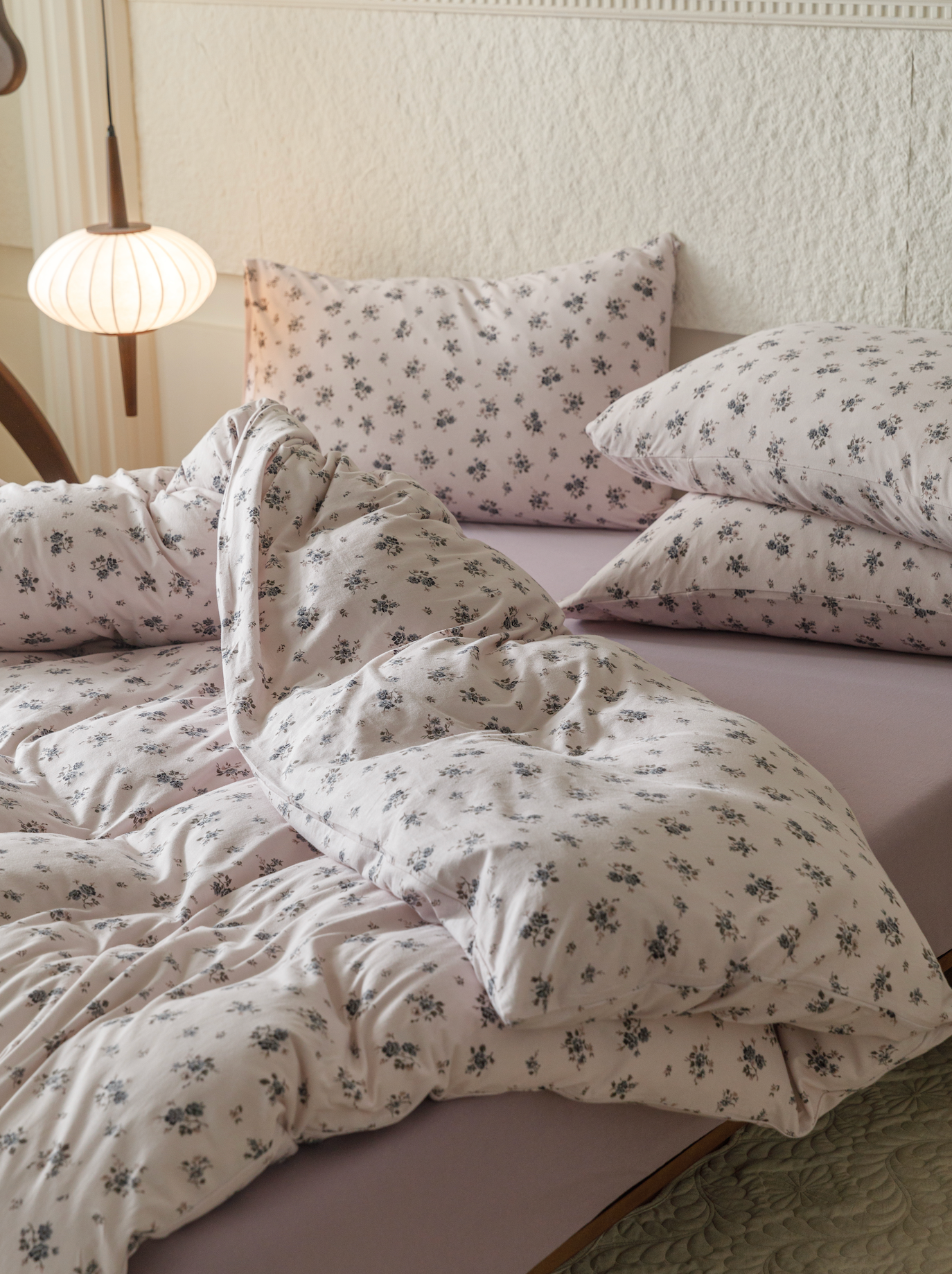 Dusky Bloom Premium Cotton Duvet Set