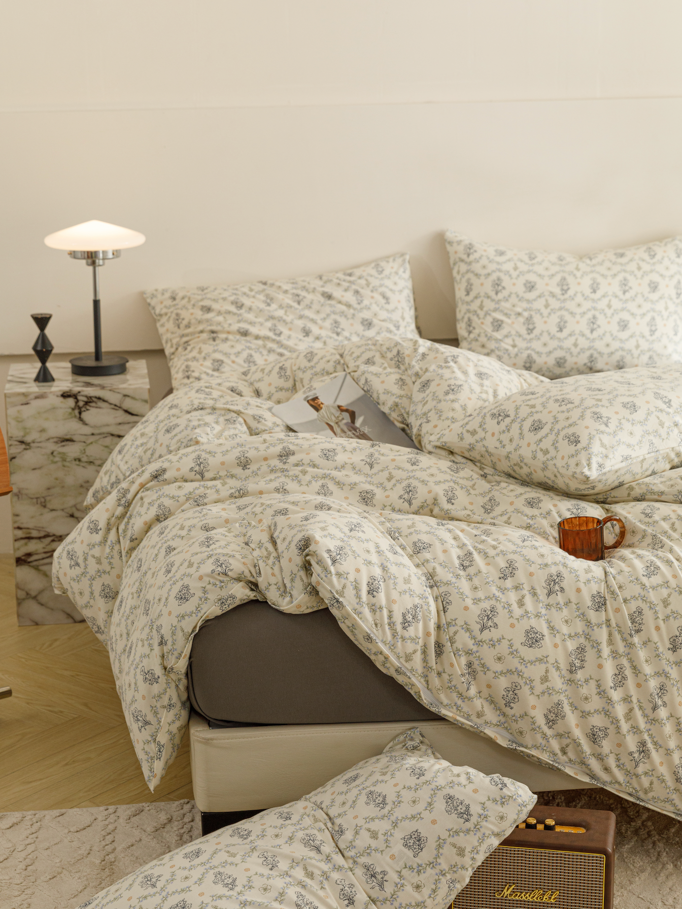 French Garden Premium Cotton Duvet Set